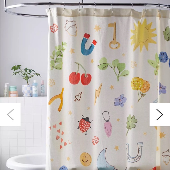 Urban Outfitters Other - Lucky charms shower curtain cotton NEW